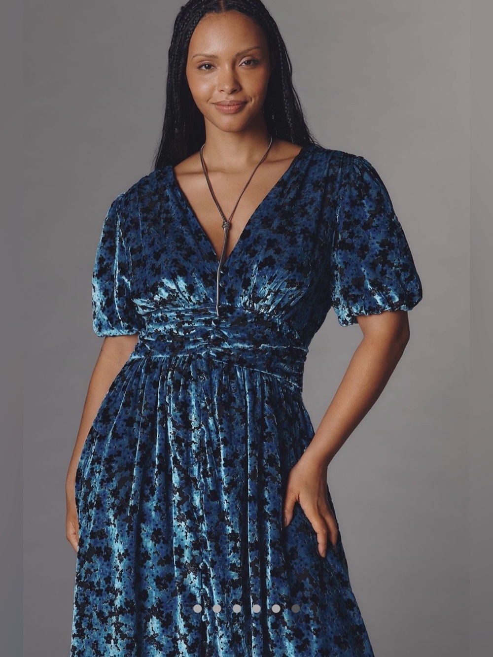 Anthropologie The Katerina button front : velvet edition - Picture 3 of 11